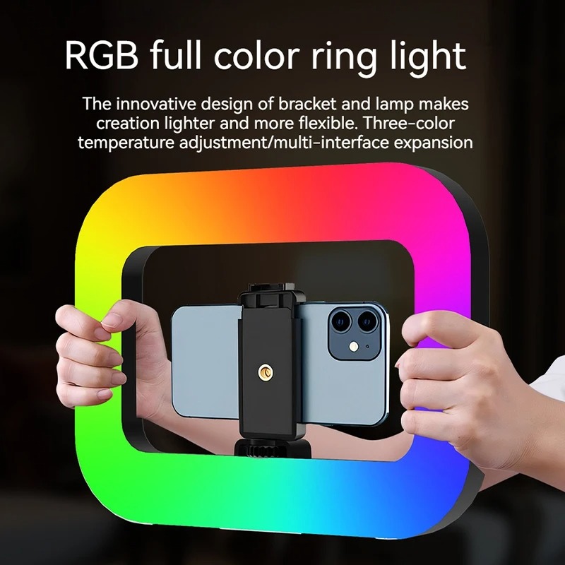 Luce ad anello RGB portatile p - Photography Lighting Handheld recensione e prezzo