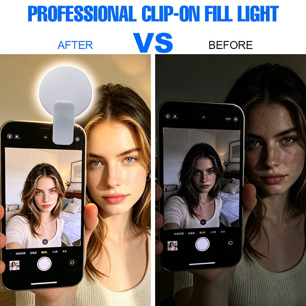 Luce LED a Clip per Selfie, 3  - Photography Lighting Game recensione e prezzo