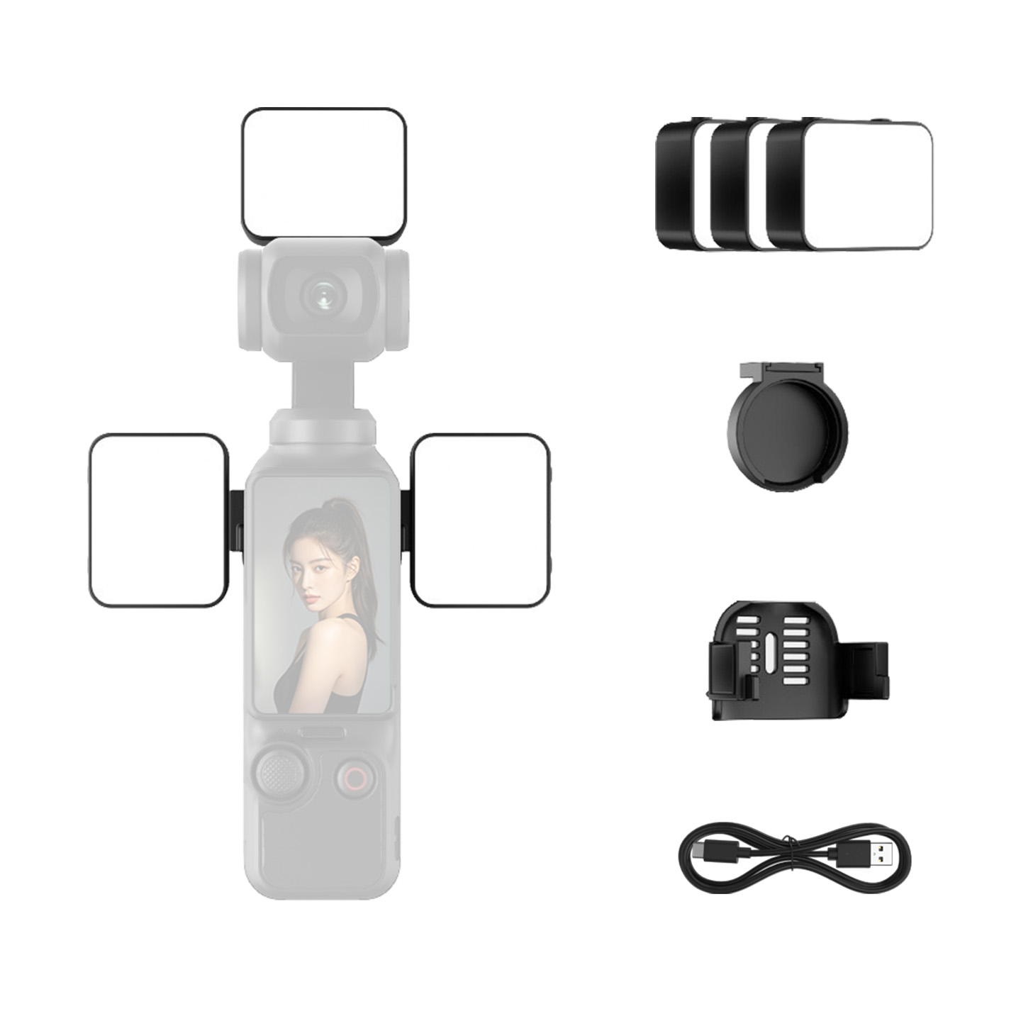 Luce magnetica portatile per D - Photography Lighting Kit Portable recensione e prezzo