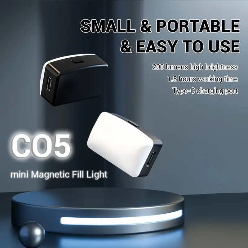 Mini luce magnetica per selfie - Photography Lighting Game recensione e prezzo